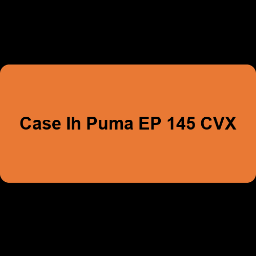 Case Ih Puma EP 145 CVX